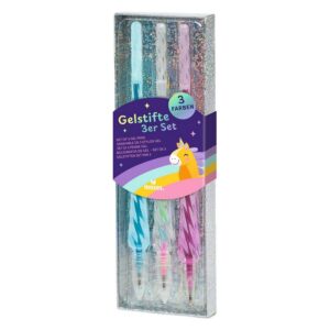 HOLOGRAPHIC GEL PENS SET 3