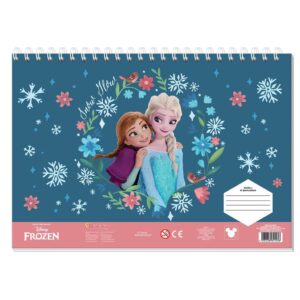 ΜΠΛΟΚ ΖΩΓΡΑΦ 23Χ33ΕΚ 40ΦΥΛ  ΑΥΤΟΚ-ΣΤΕΝΣΙΛ- 2ΣΕΛ ΧΡ  2ΣΧ FROZEN 2