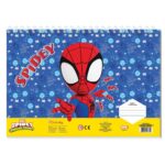 ΜΠΛΟΚ ΖΩΓΡΑΦ 23Χ33ΕΚ 40ΦΥΛ  ΑΥΤΟΚ-ΣΤΕΝΣΙΛ- 2ΣΕΛ ΧΡ  2ΣΧ. SPIDEY